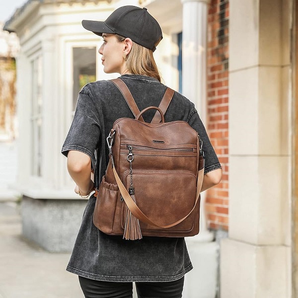 sac à dos en Cuir pour femme