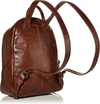 sac à dos femme cuir Marron