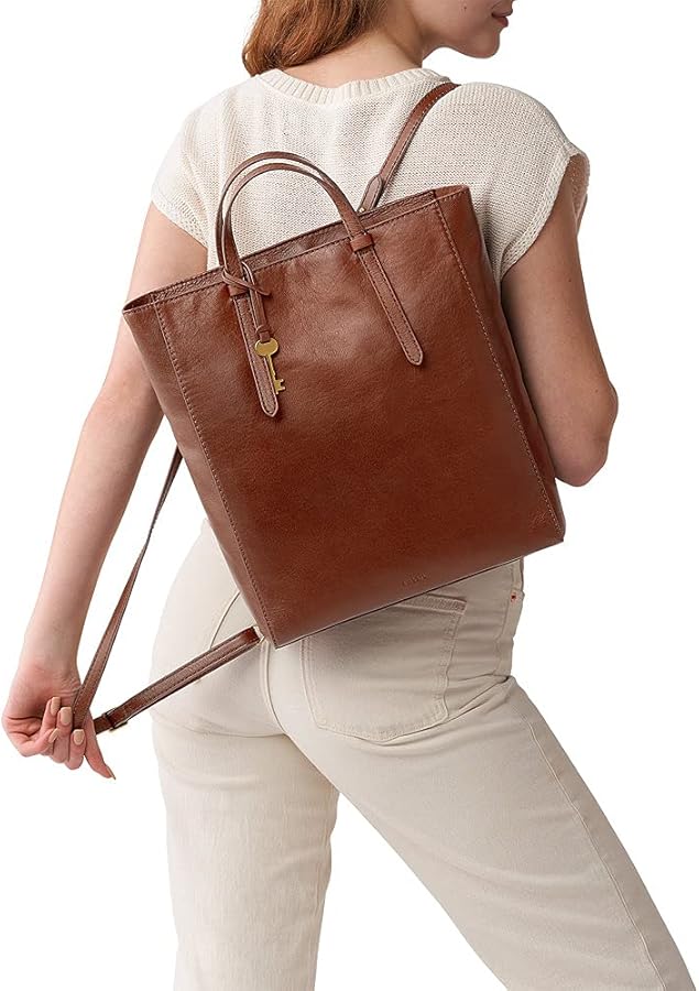 Grande sac à dos en cuir femme