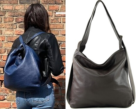 sac à dos en cuir femme italien