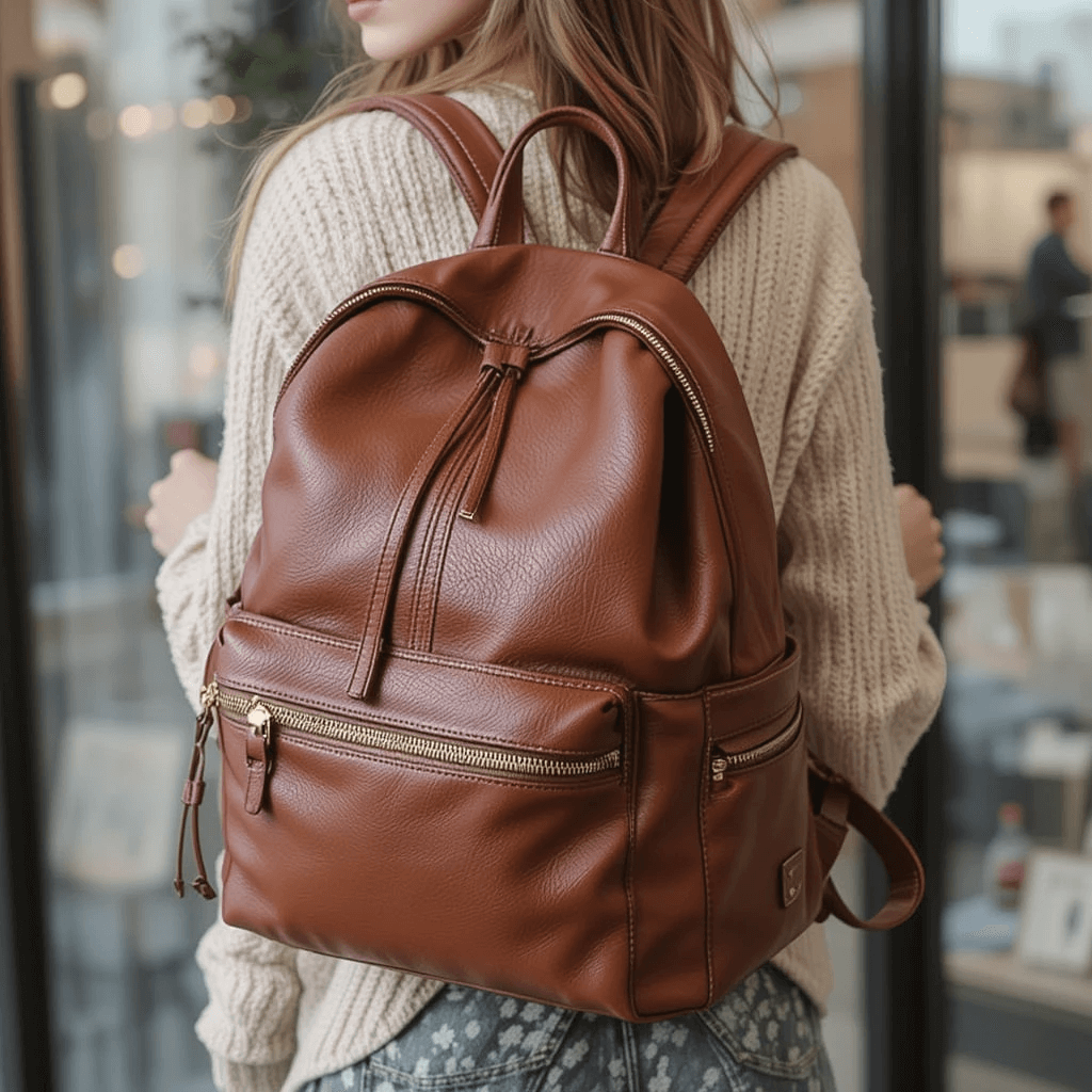 sac a dos femme en cuir pas cher